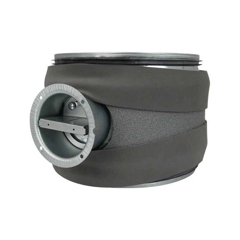 Thermoduct 9 mm handbediende regelklep diameter 125 mm geïsoleerd